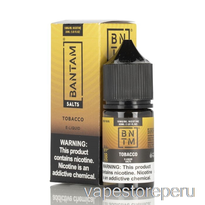 Vape Sin Nicotina Peru Sales De Tabaco - Bantam Vape - 30ml 18mg